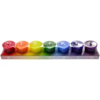 7 Pack Chakra Votive Candles for Meditation