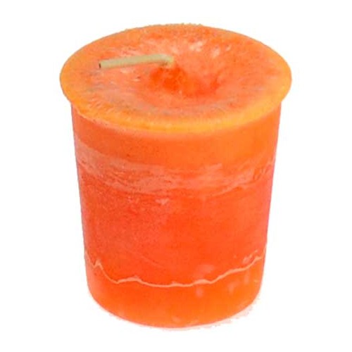 Sacral Chakra Votive Candle for Energy Enhancement