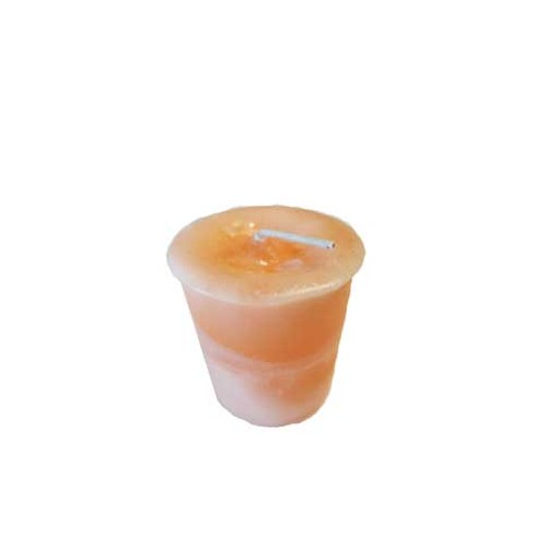 Compassion Herbal Votive Candle - Peach