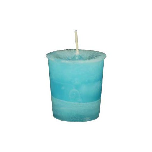 Dreams Herbal Votive - Light Aqua Scented Candle