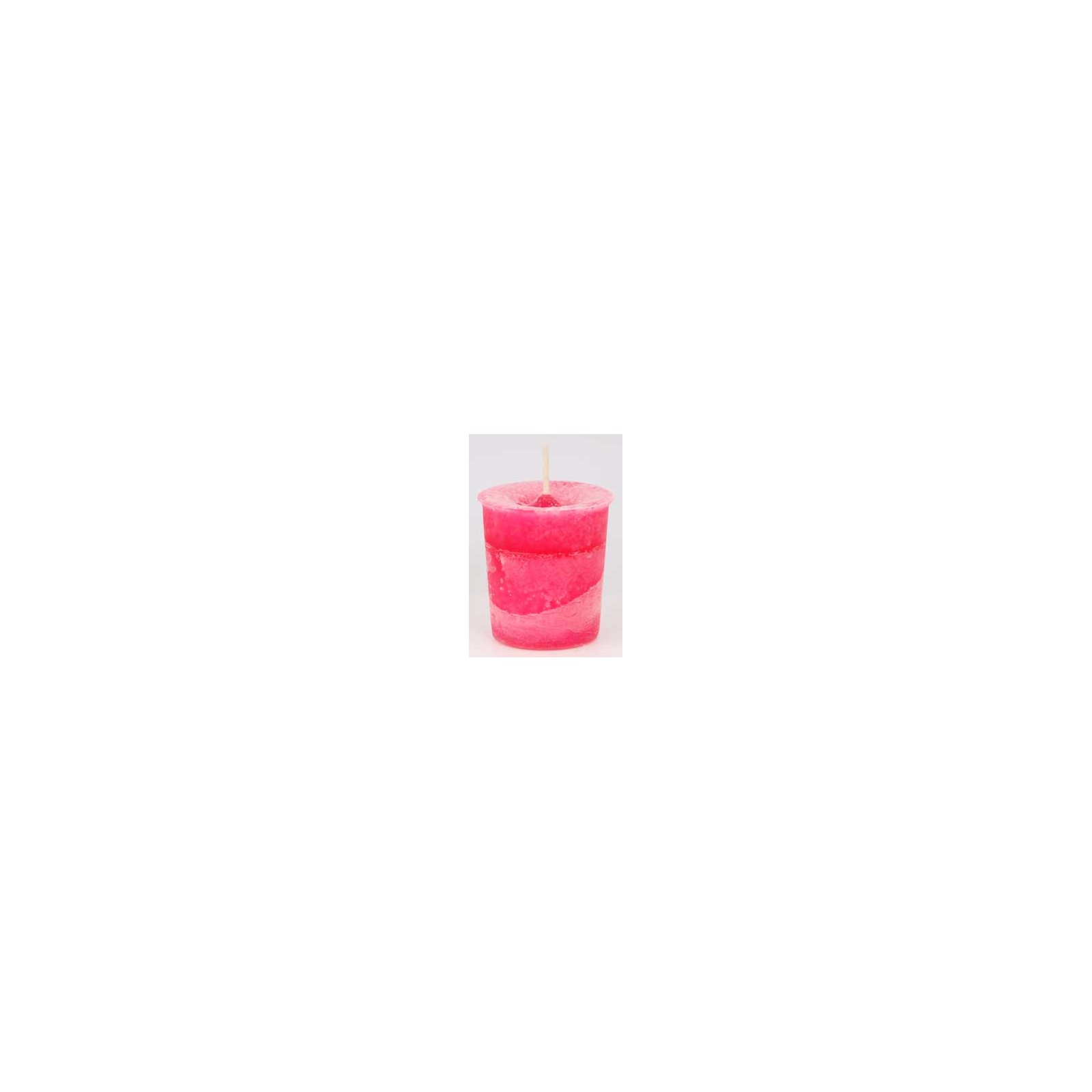 Love Herbal Votive Candle Bright Pink