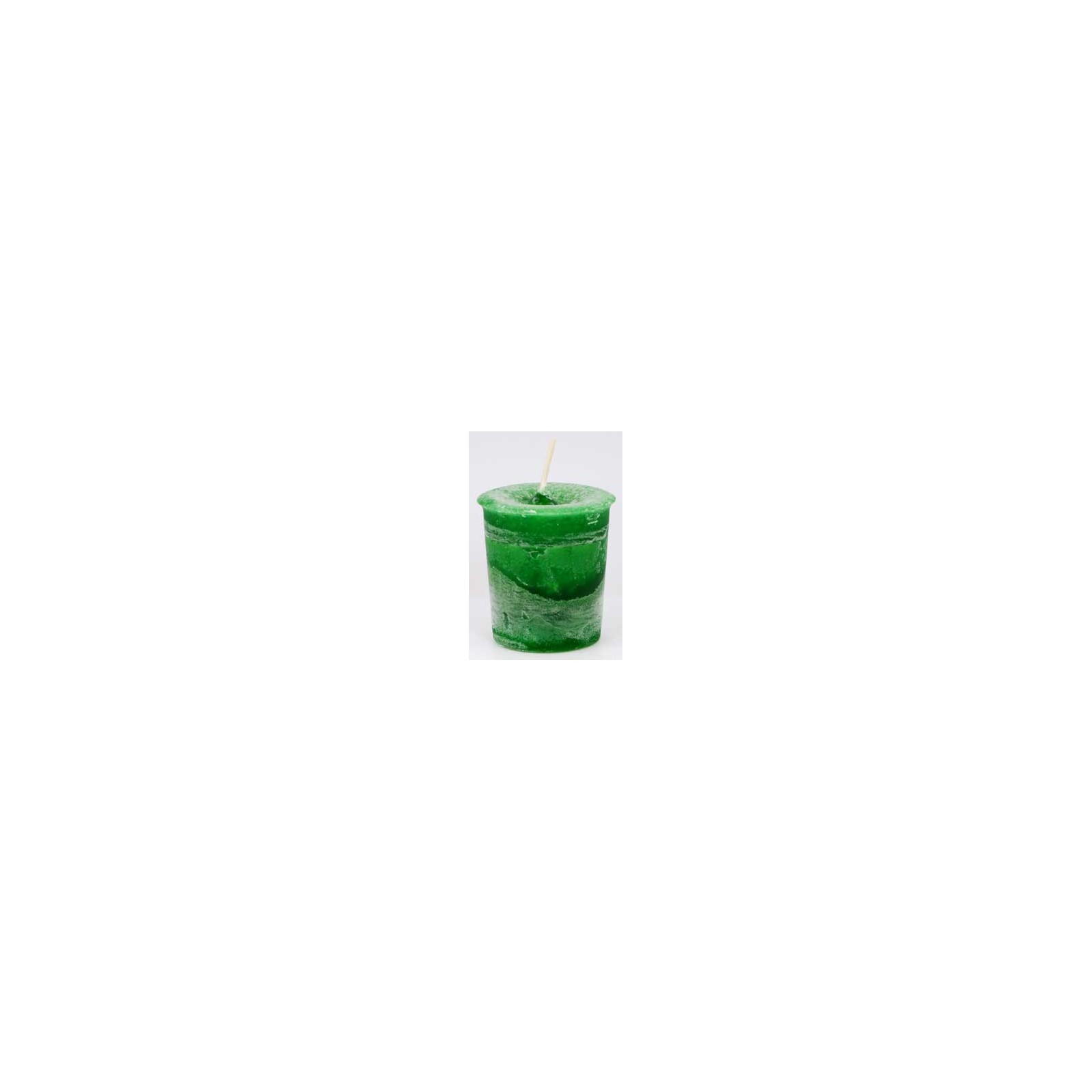 Green Money Herbal Votive Candle for Prosperity