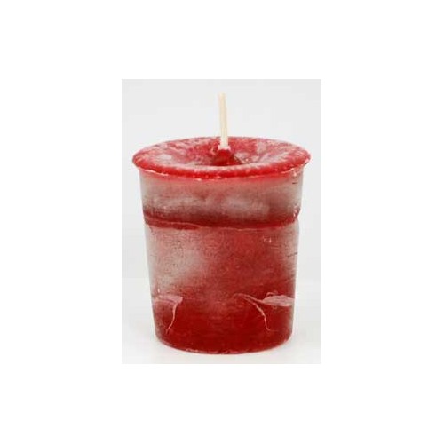 Cranberry Herbal Motivational Votive Candle