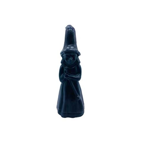 8" Black Witch Candle for Rituals