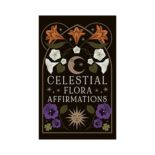 Celestial Flora Affirmation Cards for Personal Growth