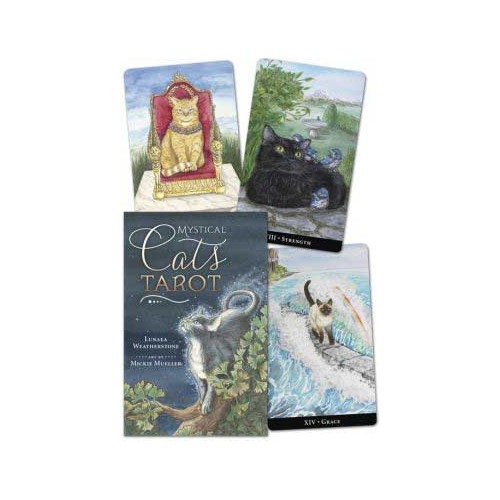 Mystic Cats Tarot Deck & Book