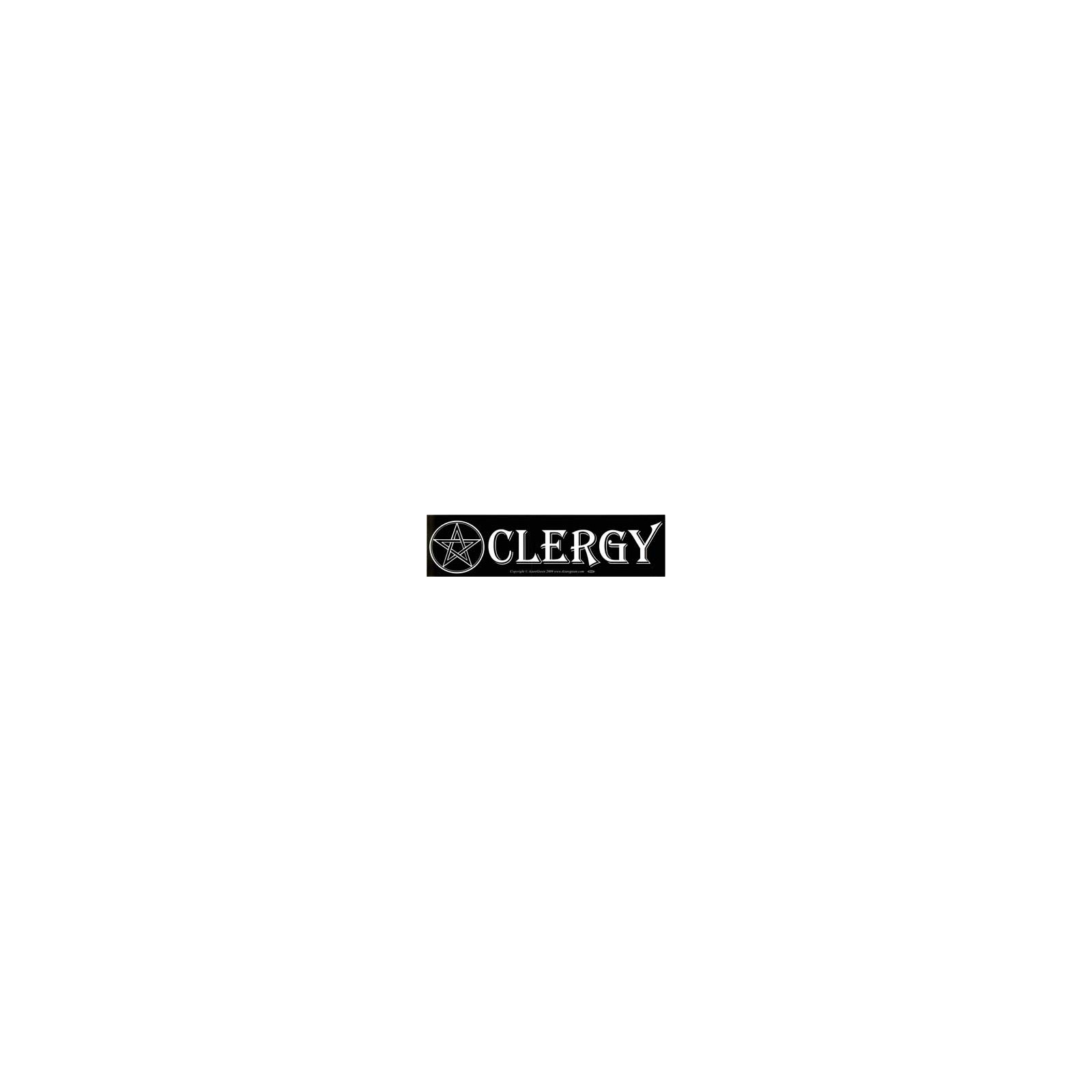 Clergy Pentacle Bumper Sticker for Pagans