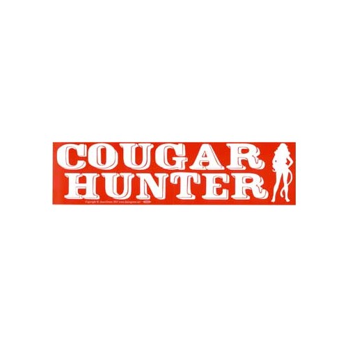 Cougar Hunter Bumper Sticker