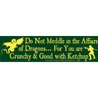 Do Not Meddle in the Affairs of Dragons Sign