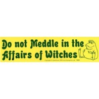 Do Not Meddle in the Affairs of Witches Sticker