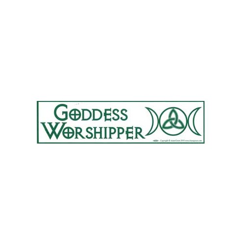 Goddess Worshipper Bumper Sticker