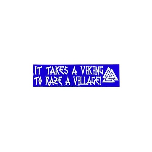 Viking Raze Village Bumper Sticker