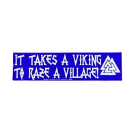 Viking Raze Village Bumper Sticker