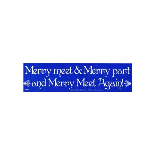 Merry Meet & Merry Part Sign