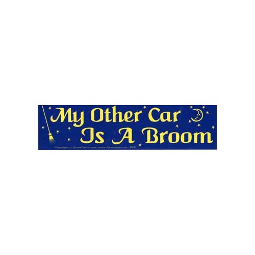 My Other Car Is A Broom Bumper Sticker