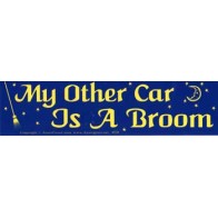 My Other Car Is A Broom Bumper Sticker