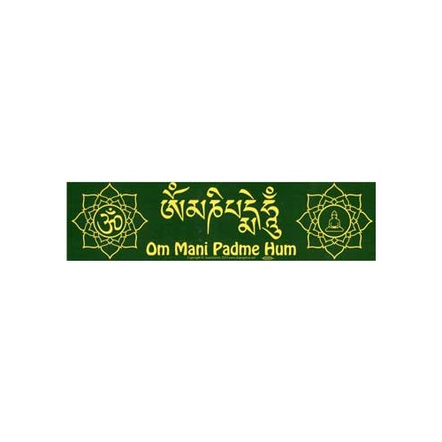 Om Mani Padme Hum Spiritual Bumper Sticker