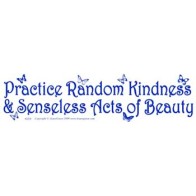 Practice Random Kindness Bumper Sticker