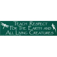 Respect for Nature Bumper Sticker - Eco-Friendly Message