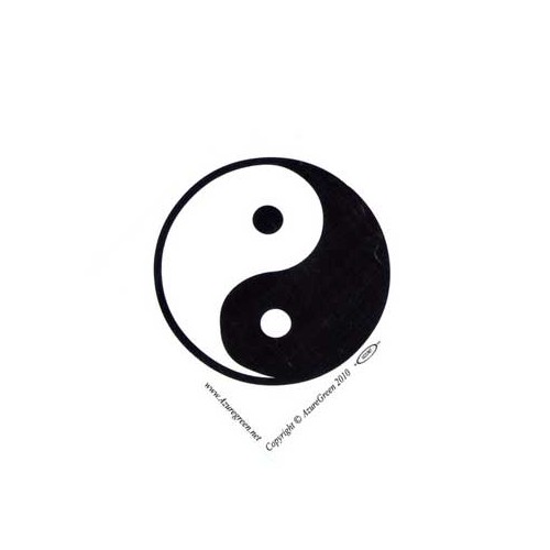 Yin Yang Bumper Sticker Harmony