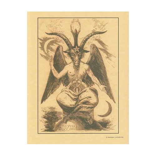 Baphomet Poster Art for Mystic Decor