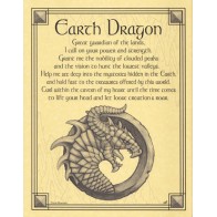 Earth Dragon Poster for Spiritual Guidance