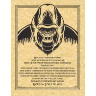 Gorilla Prayer Poster for Inspiration