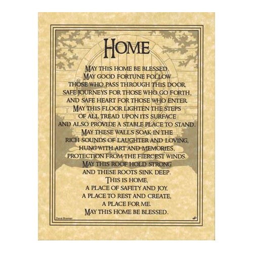 Home Blessing Poster