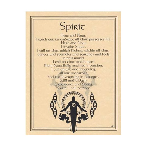 Spirit Invocation Poster for Guidance