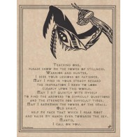 Mantis Wisdom Prayer Poster