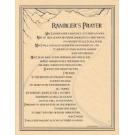 Rambler's Prayer Inspirational Poster