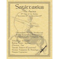 Sagittarius Zodiac Poster for Astrology Lovers