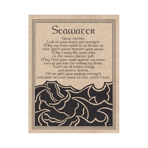 Seawater Prayer Poster