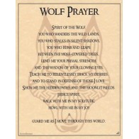 Wolf Prayer Poster Shamanic Art Print