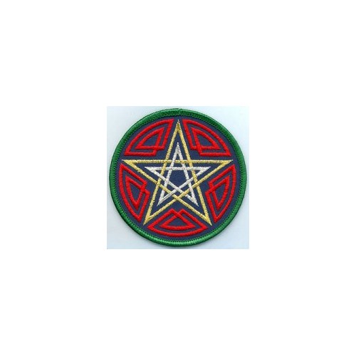 Celtic Pentagram Patch for Spiritual Expression