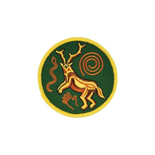 Paleo Shaman Iron-On Patch 3 Inch