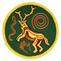 Paleo Shaman Iron-On Patch 3 Inch