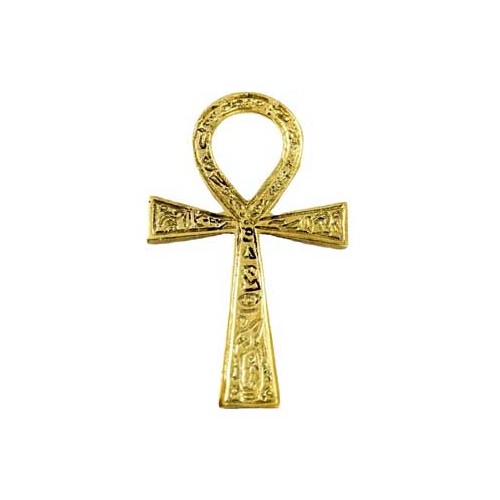 Brass Ankh Symbol 2 3/8" x 4"