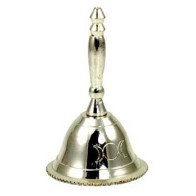 Triple Moon Altar Bell for Spiritual Rituals