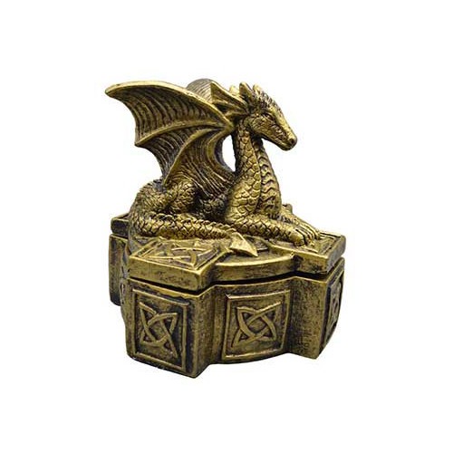 5" Celtic Dragon Box