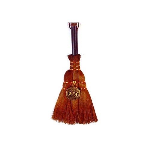 9.5" Celtic Triple Goddess Altar Broom