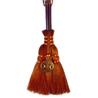 9.5" Celtic Triple Goddess Altar Broom