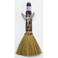 7 1/2" Angel Crystal Broom for Cleansing