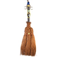 Triple Moon Crystal Broom for Spiritual Practices