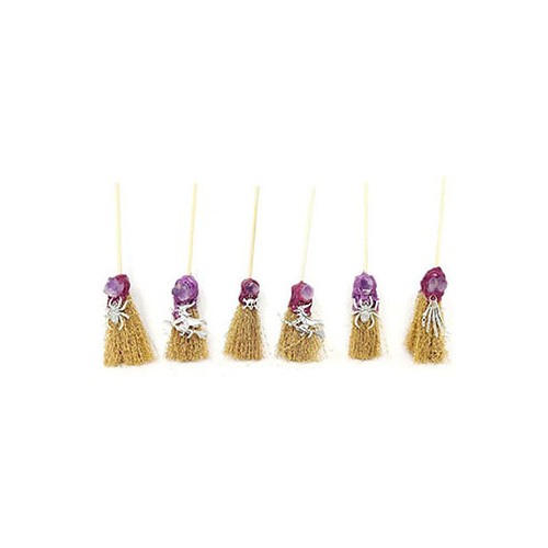 6 Charm Altar Broom Set