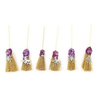 6 Charm Altar Broom Set