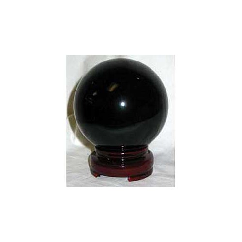 80mm Black Gazing Ball for Meditation