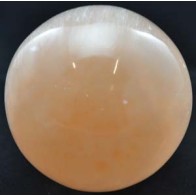 2" - 3" Orange Selenite Gazing Ball