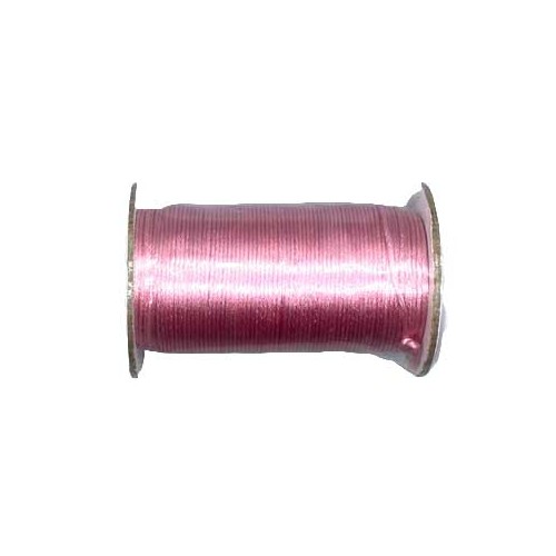 Cuerda Rattail Rosa 2mm 144 Yards para Manualidades