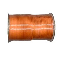 Orange Waxed Cotton Cord for Crafts